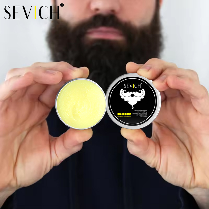 Shaving Cream - SEVICH natürliches Bartbalsam-Wachs für Männer, feuchtigkeitsspendend,