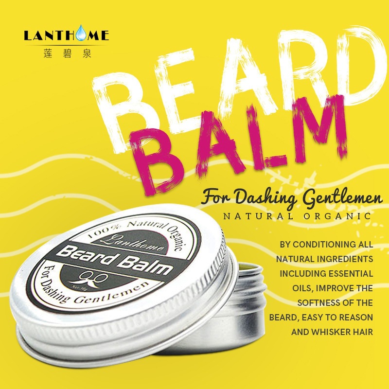 Beard Oil - Natürlicher Bartbalsam Wachs Bartwuchsöl für Männer