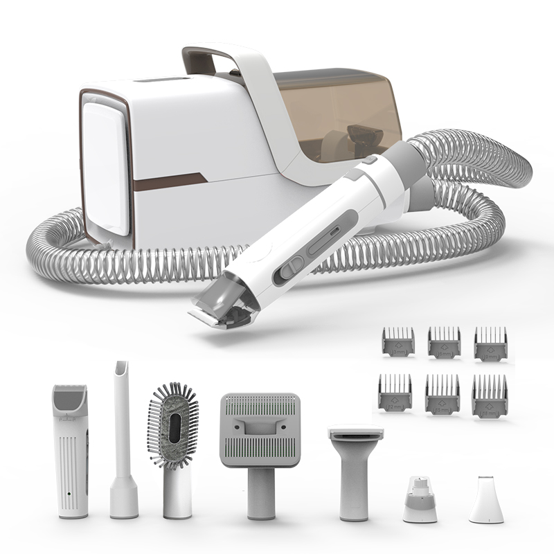 Grooming Kit - 2025 Bestseller Professionelles 7-in-1 Elektrisches Tischkamm-Staubsauger-Set