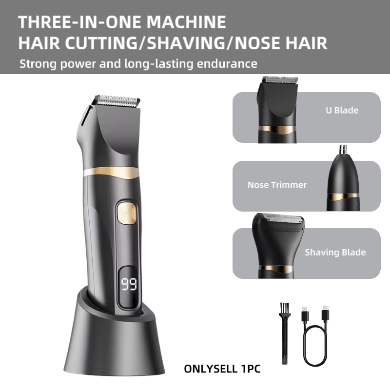 3-teiliges elektrisches Haarpf – Mens Grooming Travel Kit Bewertung und Preis