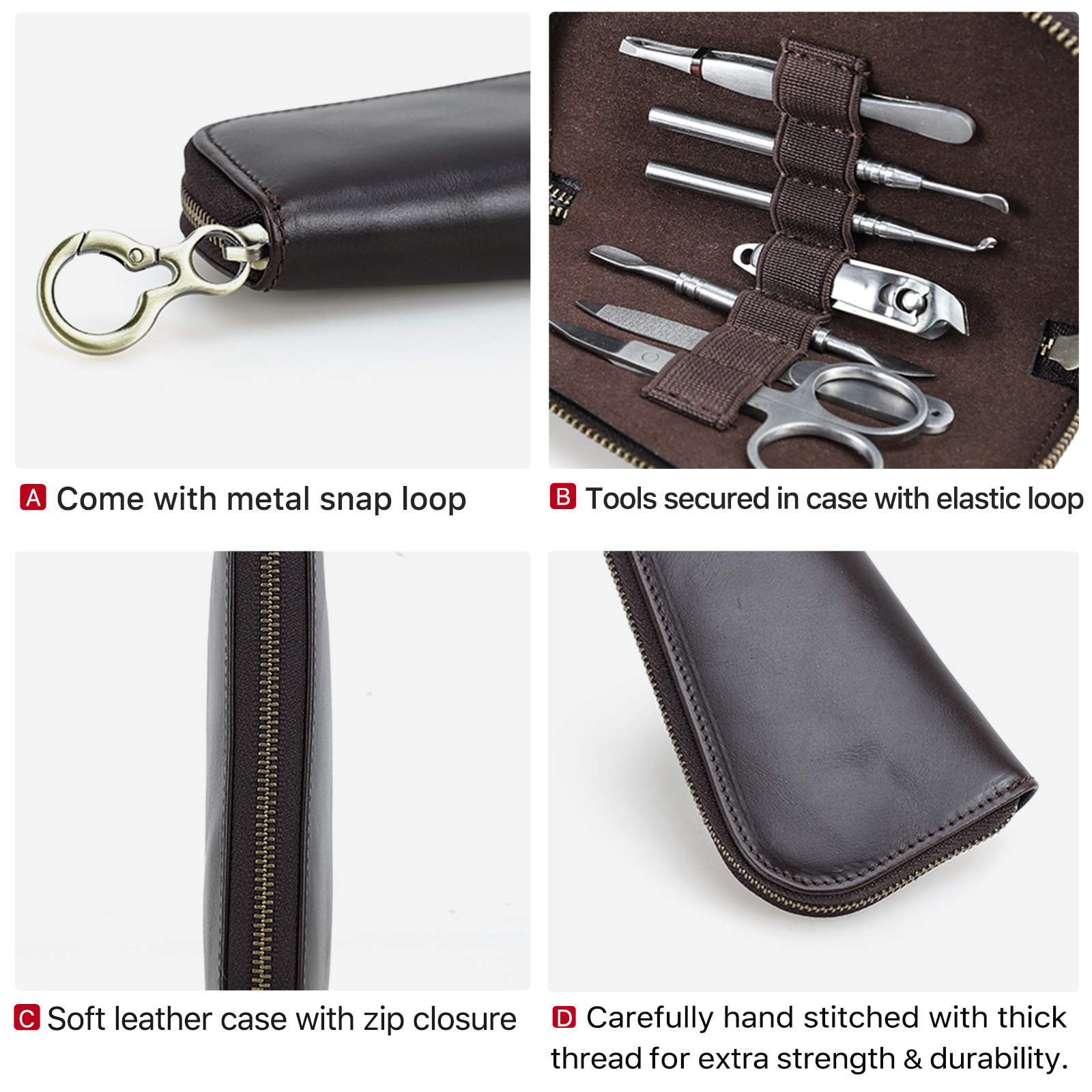 Echtes Leder Reiseetui für Man – Grooming Scissors Bewertung und Preis