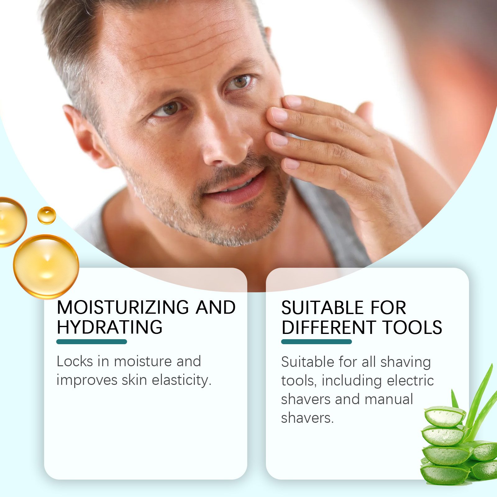 50 ml Aloe-Rasiermousse für Mä – Shaving Cream Bewertung und Preis