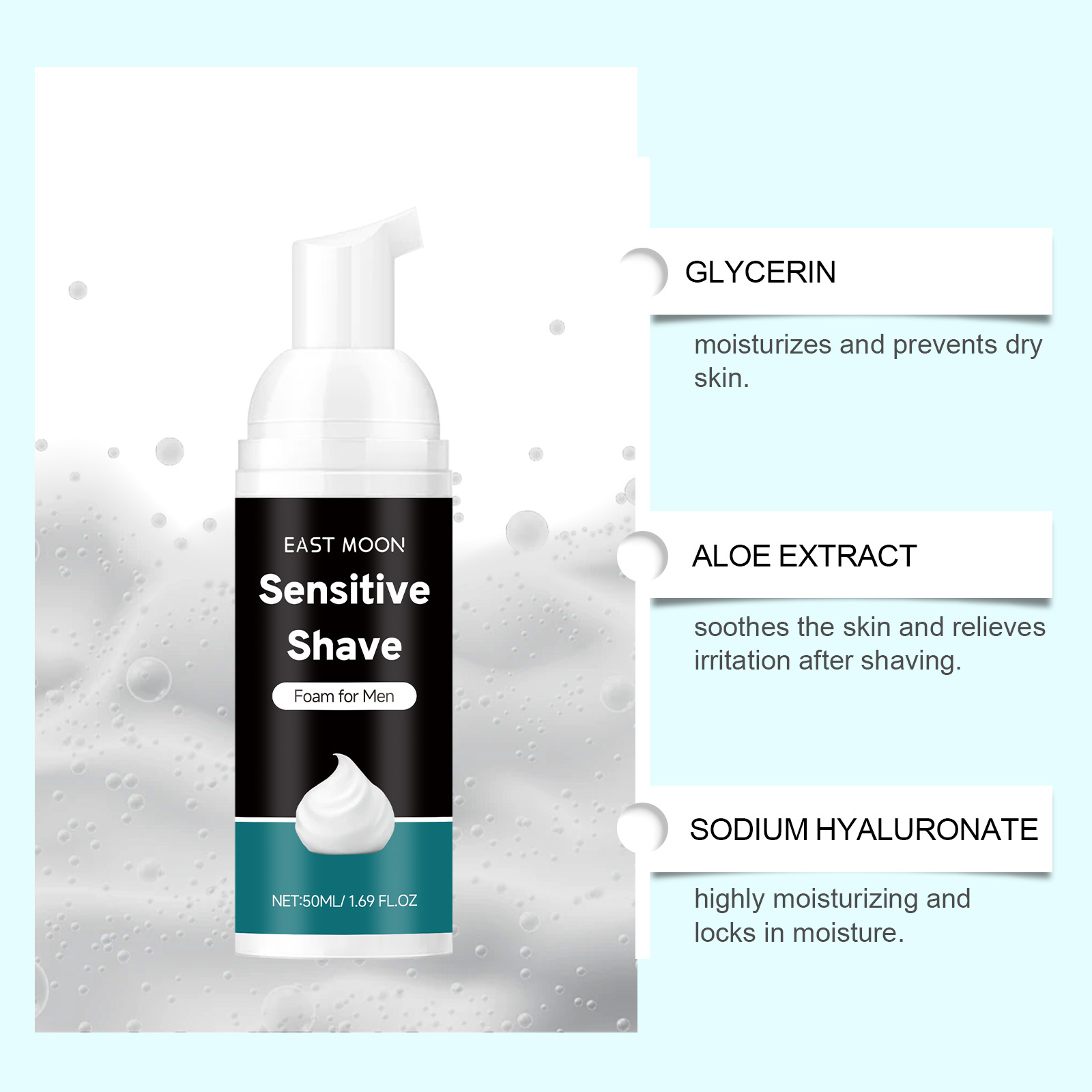 50 ml Aloe-Rasiermousse für Mä – Shaving Cream Bewertung und Preis