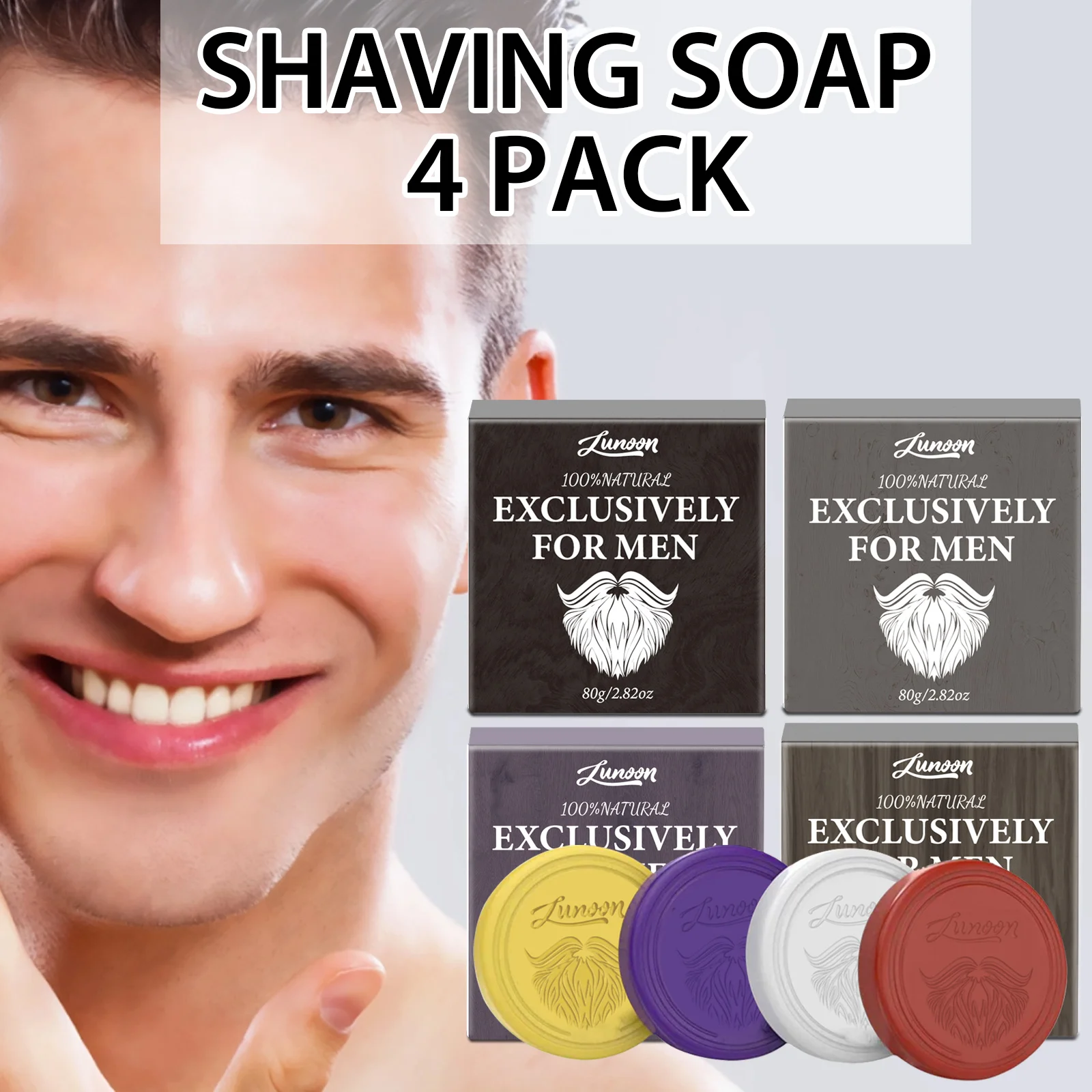 4/1 Stück Herren-Rasierseife,  – Shaving Cream Bewertung und Preis