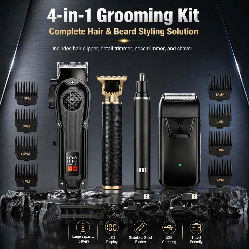 4-in-1 Herren-Haarschneideset  – Electric Shaver Rotary Bewertung und Preis