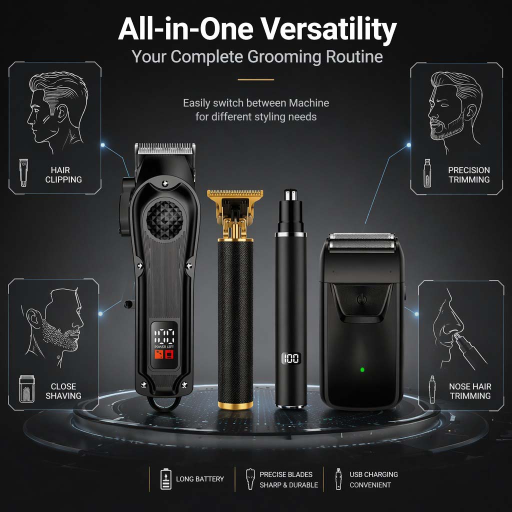 4-in-1 Herren-Haarschneideset  – Electric Shaver Rotary Bewertung und Preis