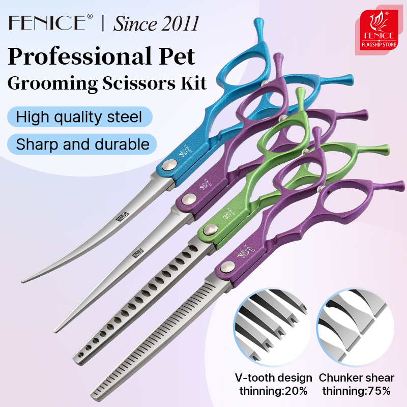 Fenice 6,5 Zoll bunte gerade g – Grooming Scissors Bewertung und Preis