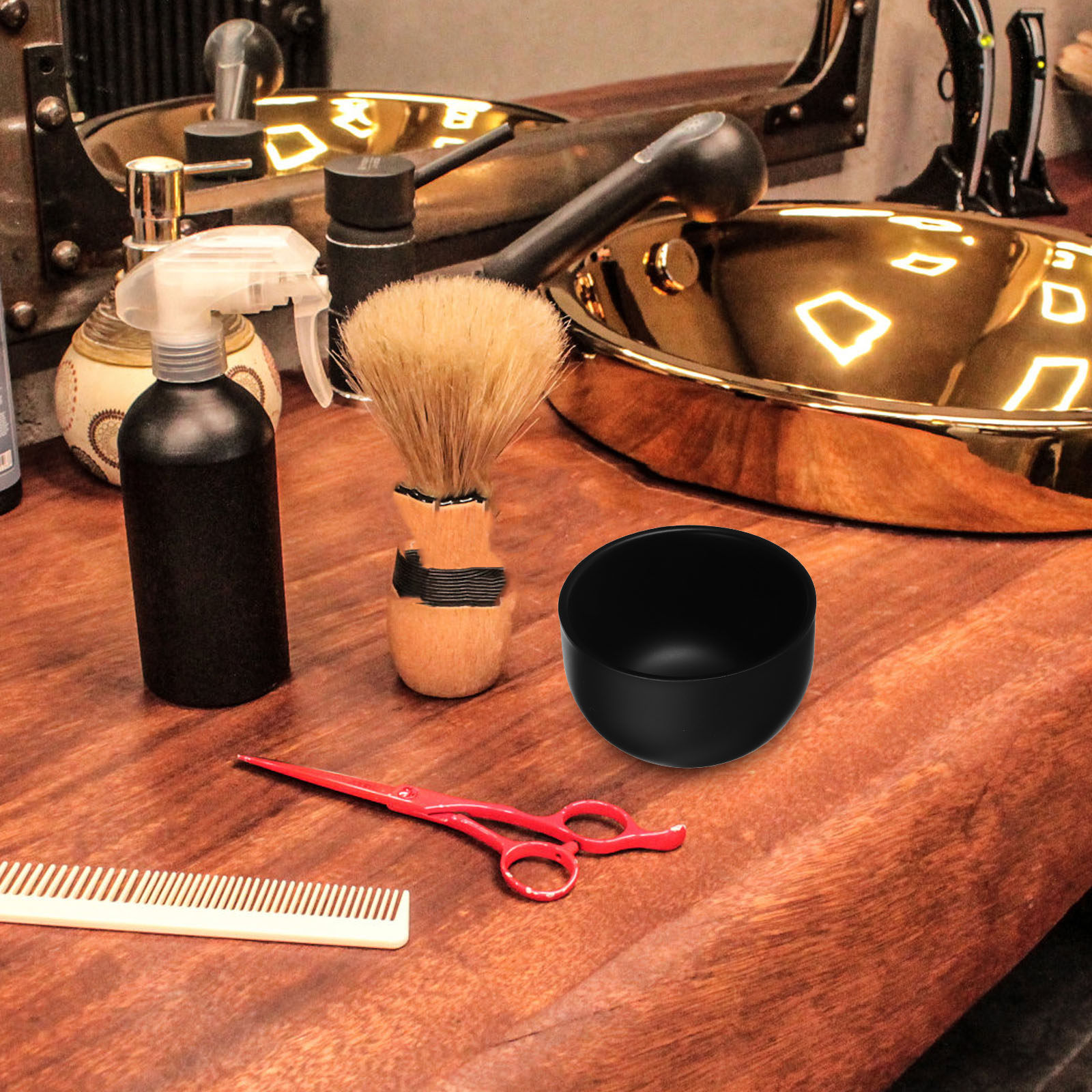 Schwarze Edelstahl-Rasierbeche – Shaving Cream Bewertung und Preis