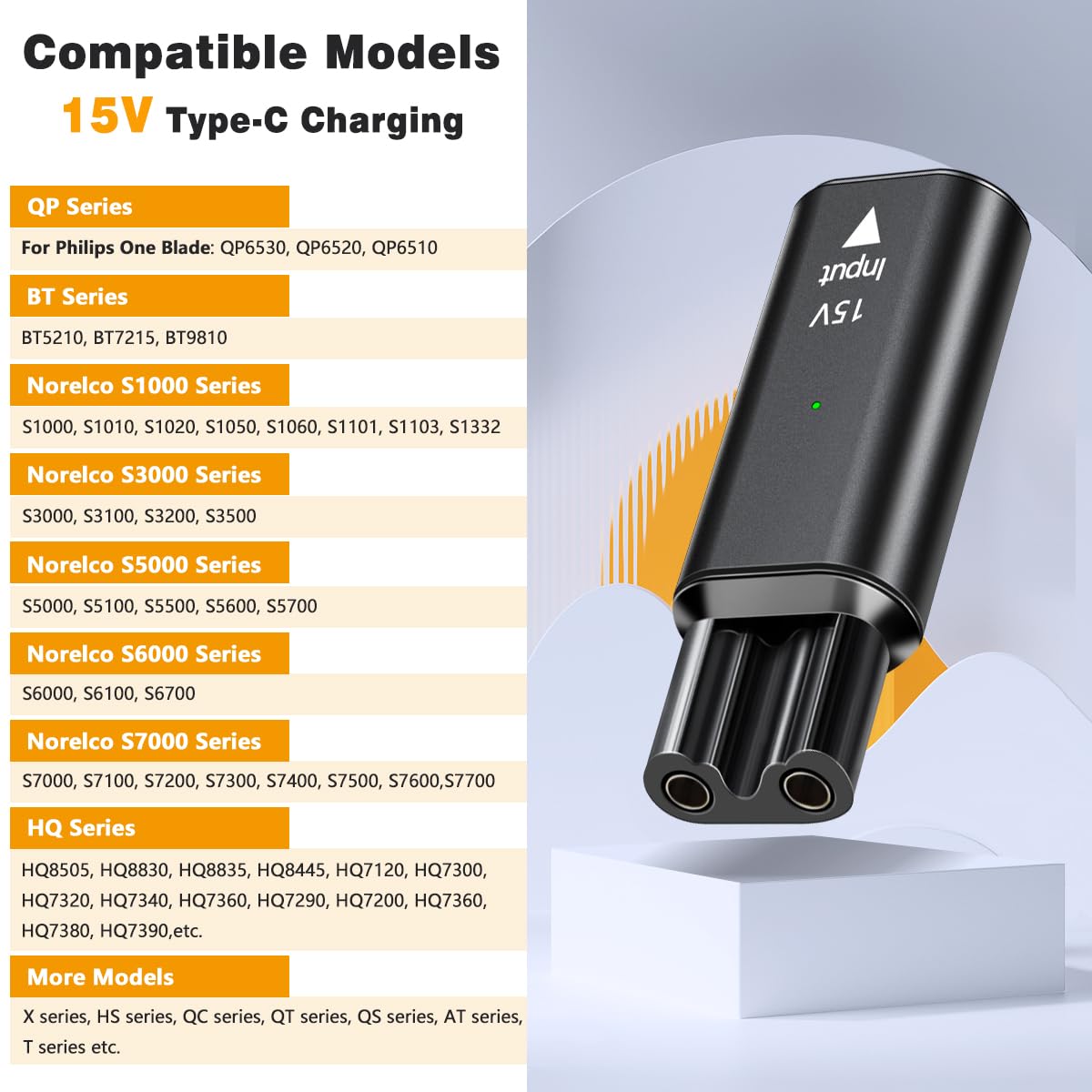 15V USB-C Sicherer Stabiler Mi – Electric Shaver Rotary Bewertung und Preis