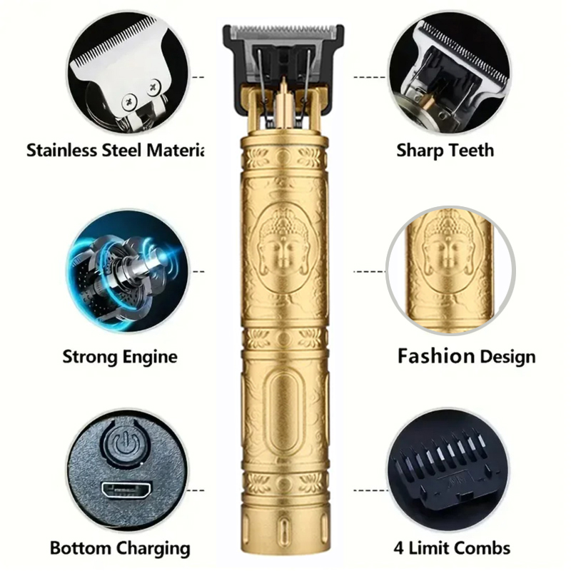 Kabelloser T9 Haarschneider fü – Electric Shaver Rotary Bewertung und Preis