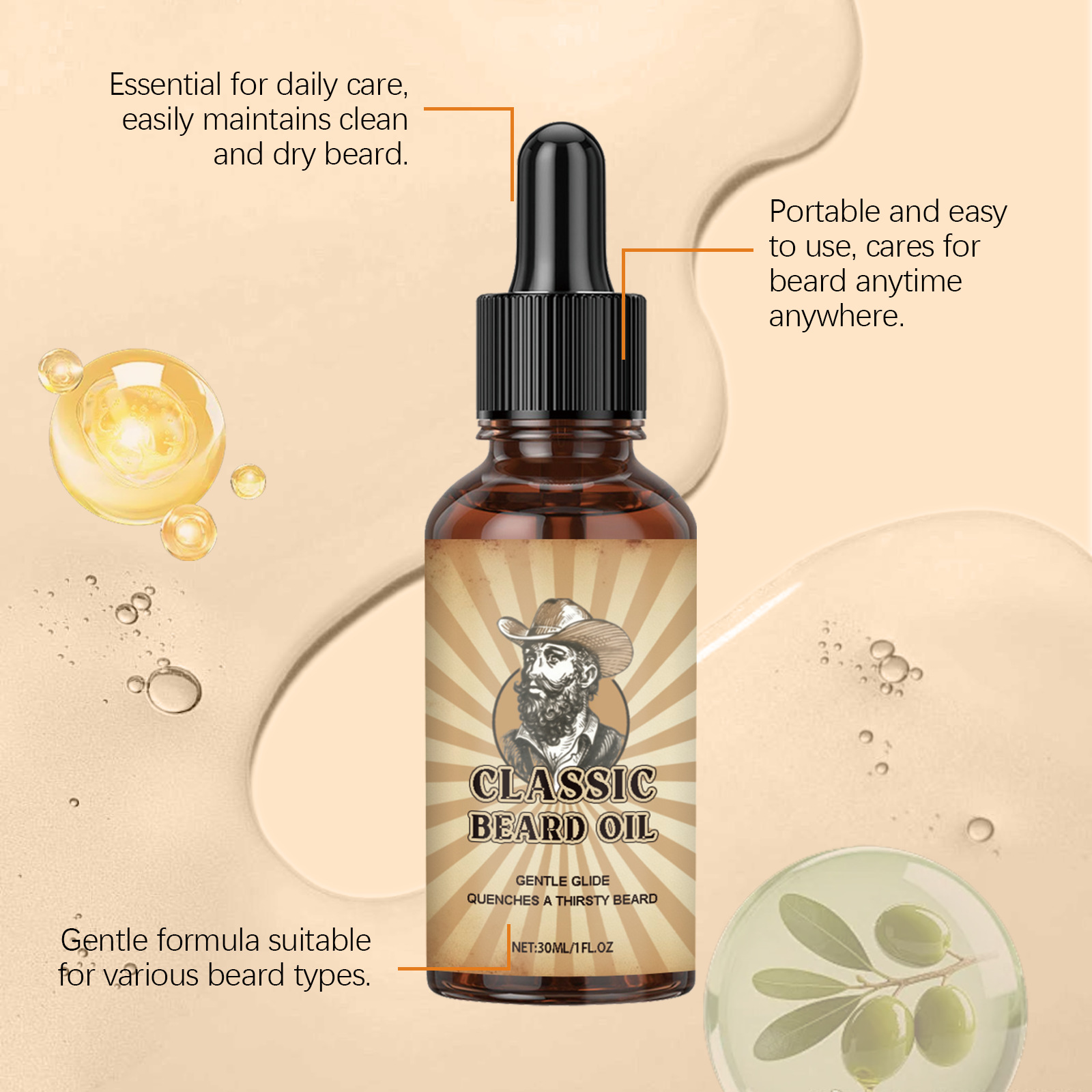 Bartwachstumspflege, ätherisch – Beard Oil Bewertung und Preis